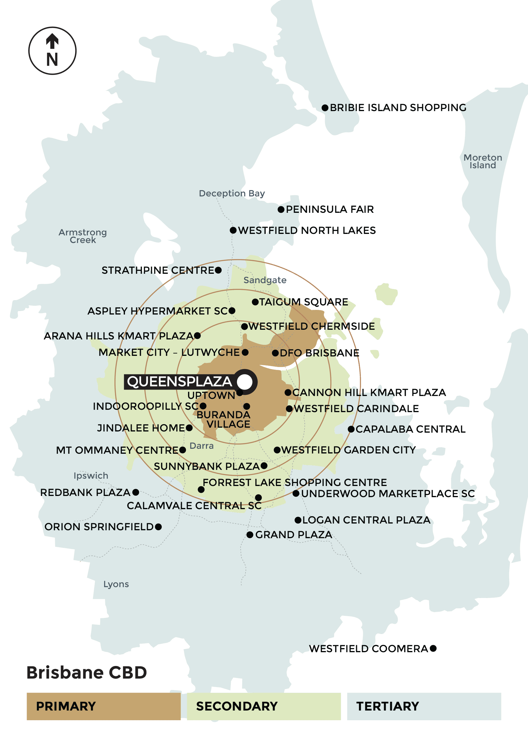 QueensPlaza Trade Area Map