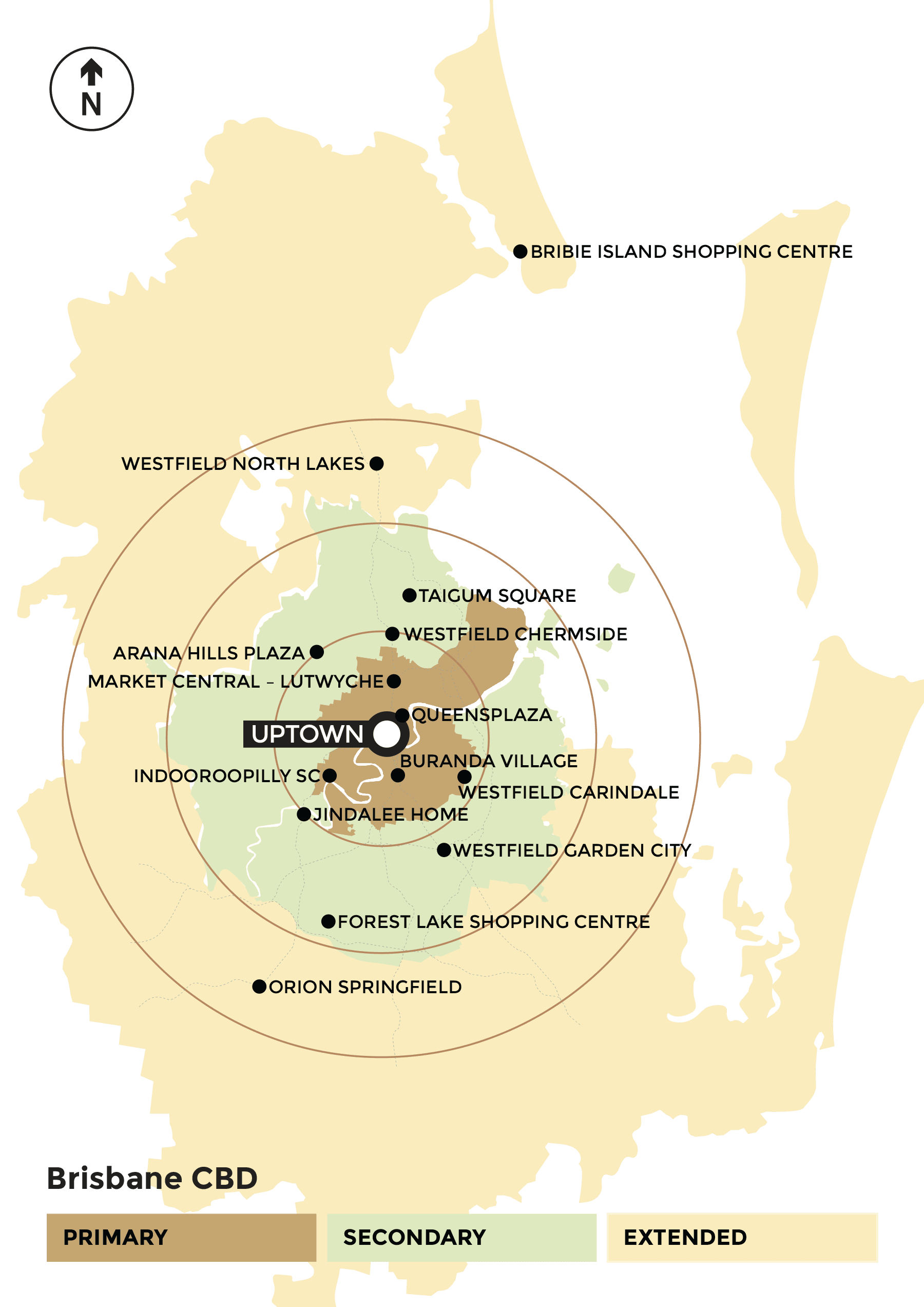 Uptown Trade Area Map