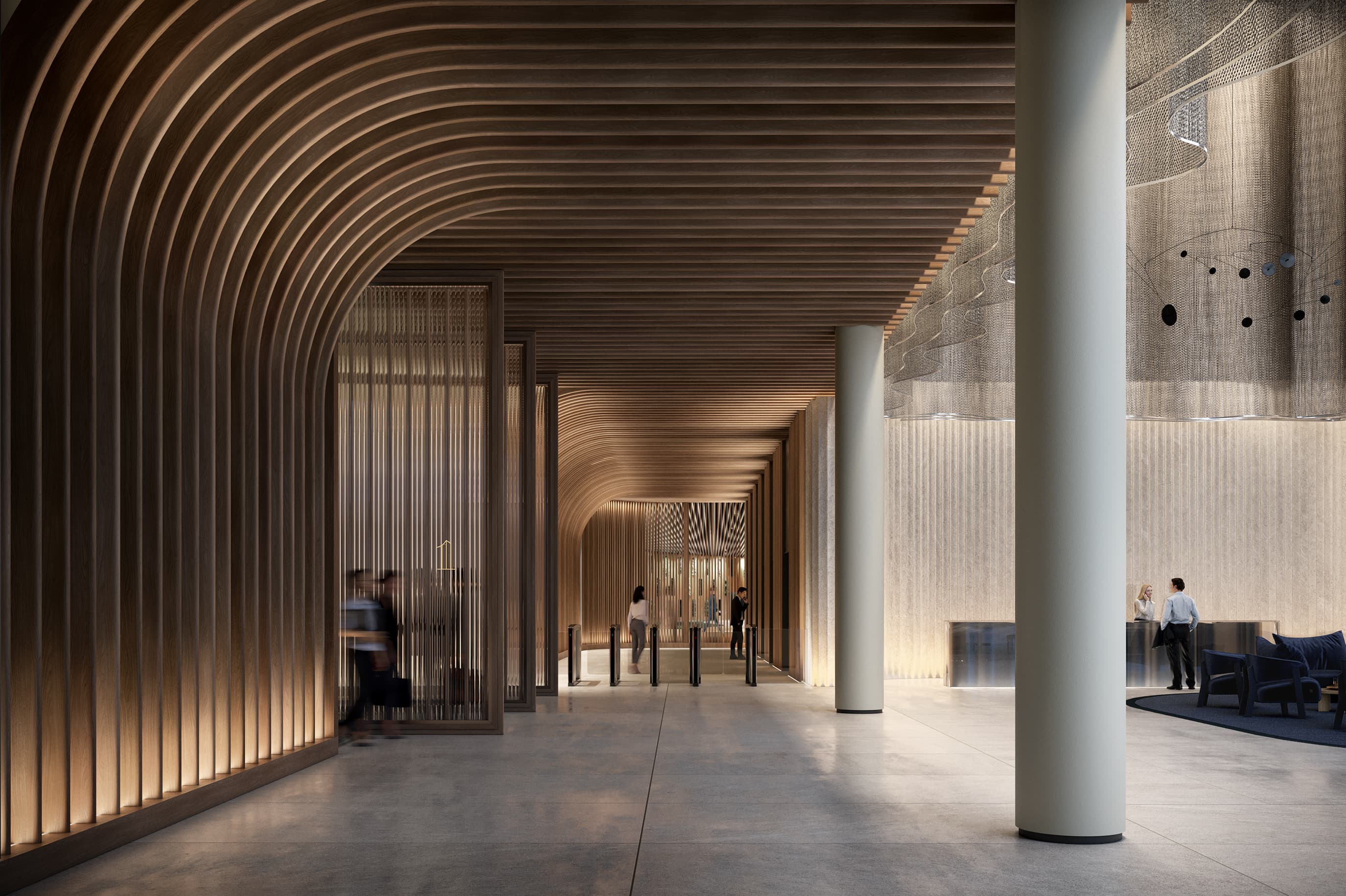 Chadstone, VIC - Development - One Middle Road lobby. Artist's impression.