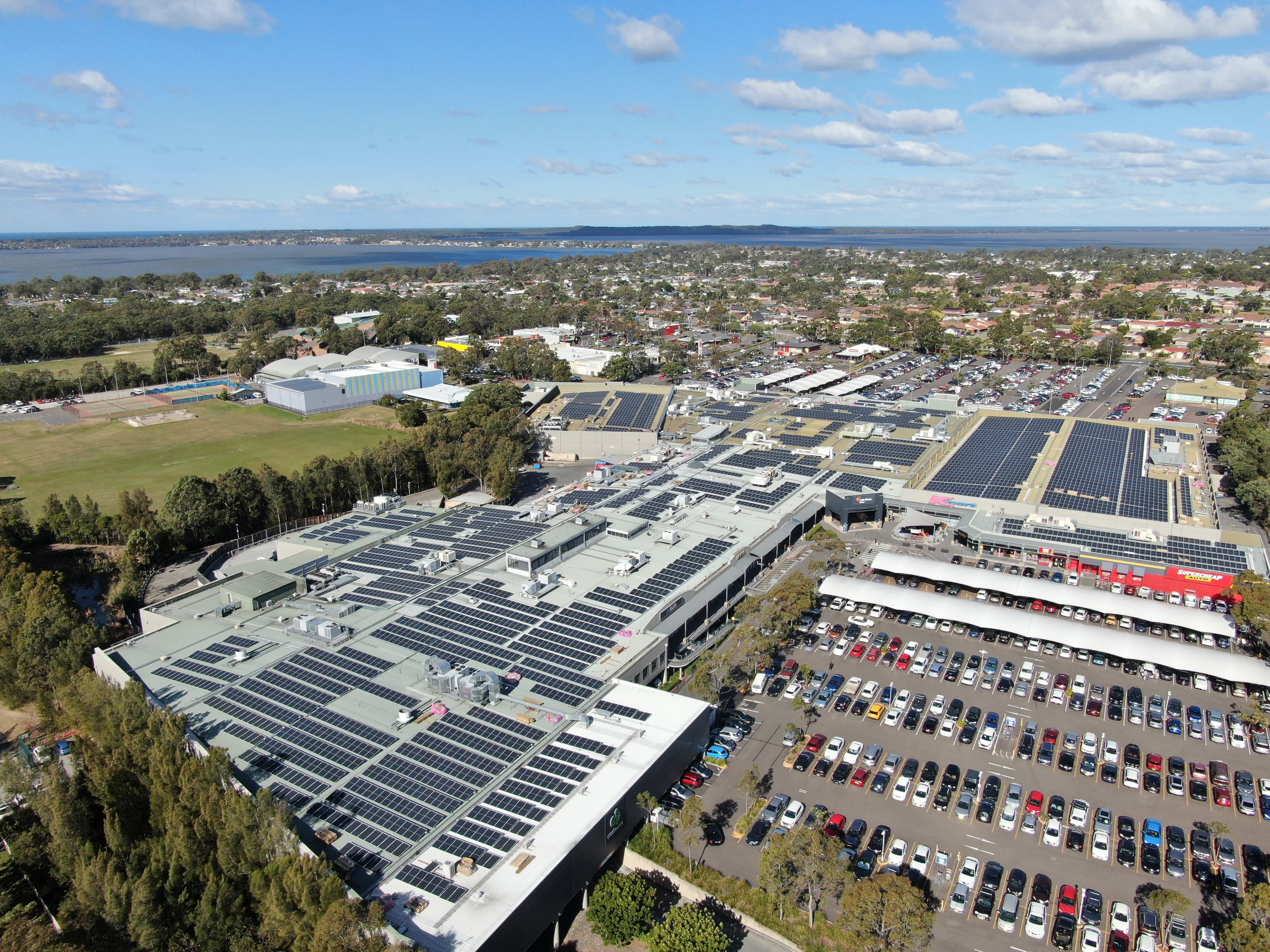 Lake Haven Centre, NSW - Solar aerial