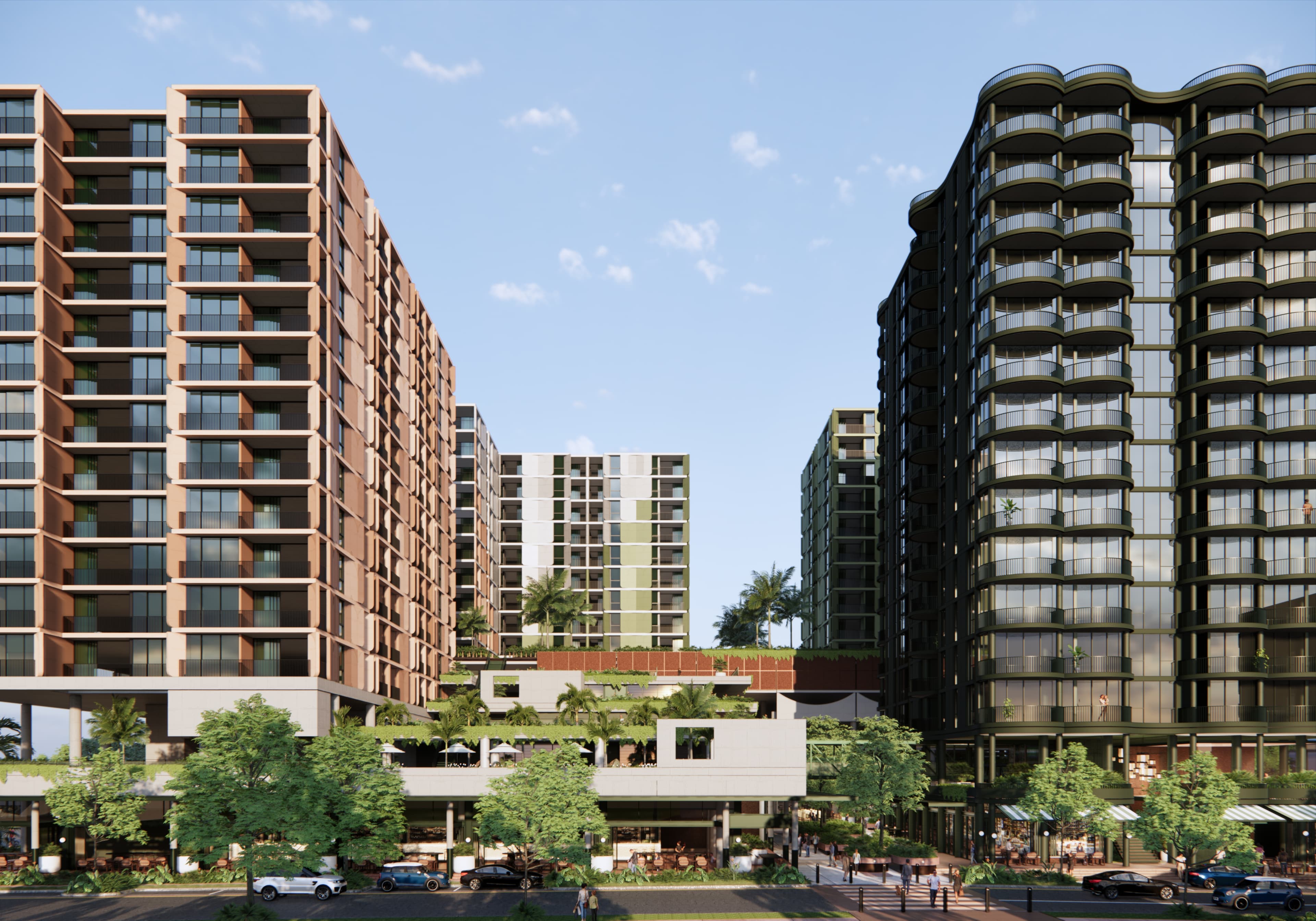 Buranda Village, QLD - Development artist's impression.