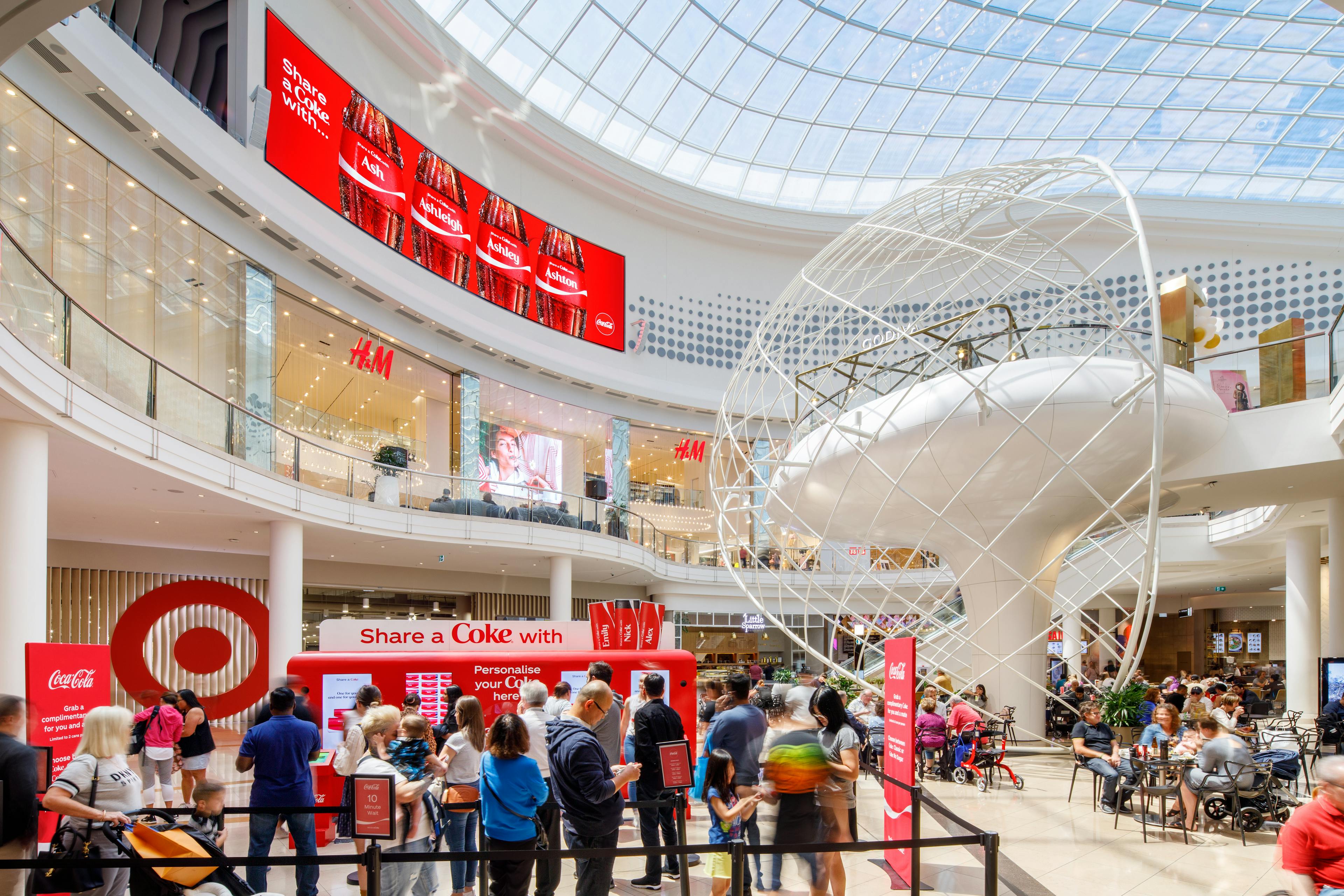 Advertising Chadstone Activation Coca Cola