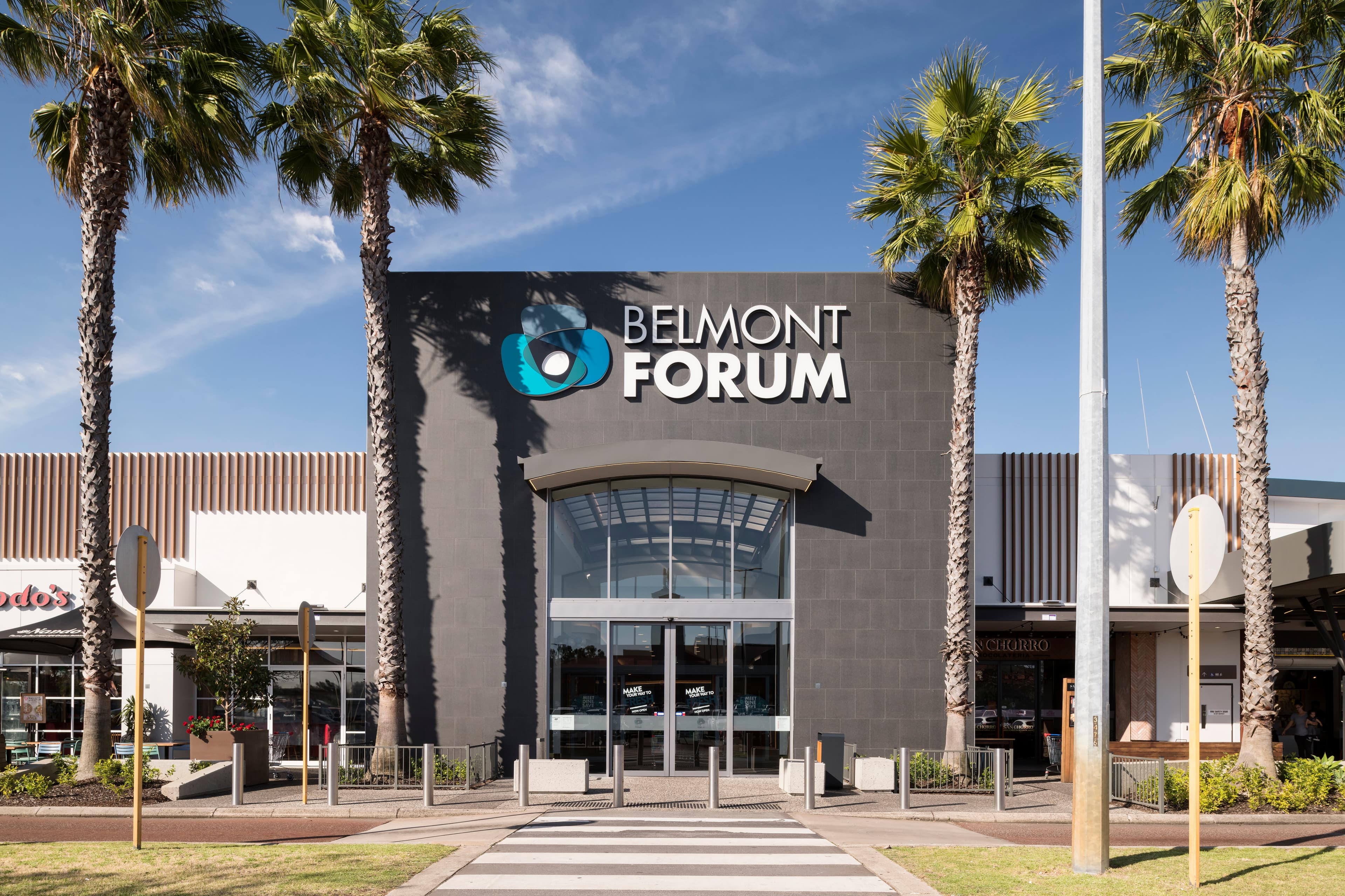 Belmont Forum, WA - entrance